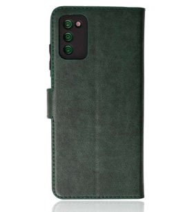 Galaxy A03S Kılıf Trend S Plus Kapaklı Kılıf - Yeşil