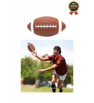 Profesyonel Dayanıklı Maç Antreman Spor Genç Eğlence Oyun Rugby Kauçuk Amerikan Futbol Topu - 1 Adet