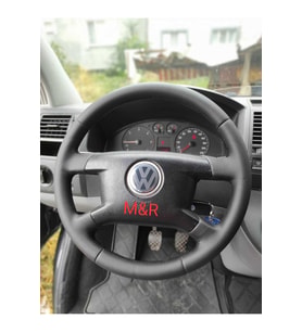 TRANSPORTER T5  KAPLAMA DERİ DİREKSİYON KILIFI