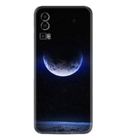 General Mobile GM 23 Kılıf Resimli Desenli Silikon Platinium Series Midnight Moon 1802
