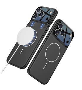 Apple iPhone 17 Pro Max Kılıf M-safe Şarj Özellikli Çift Parçalı Napoli Kapak