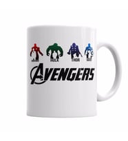 Avengers  IRON MAN HULK THOR CAPTAIN AMERIKA Kupa Bardak Porselen