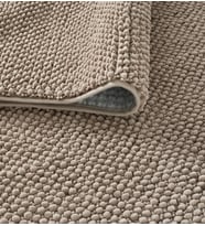 Gri Halı Modern Stil Kabartmalı Nodül Dokulu Makine Dokuma Bebek ve Çocuk Odası Halısı