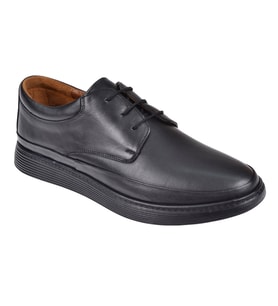 Tardelli Hakiki Deri Comfort Battal Boy Erkek Ayakkabı TRD-4393 SİYAH