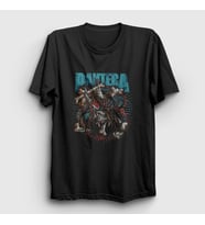 Presmono Unisex Siyah Bones Pantera T-Shirt 168198tt