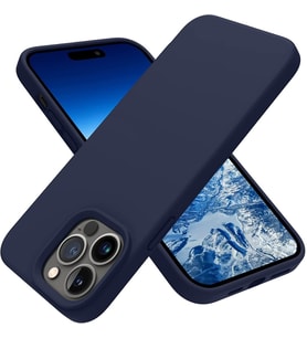 iPhone 11 ile Uyumlu İçi Kadife Dışı Mat Yapıya Sahip Koruma Sağlayan Lansman Silikon Kılıf (Lacivert)