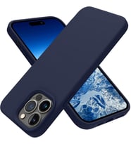 iPhone 11 ile Uyumlu İçi Kadife Dışı Mat Yapıya Sahip Koruma Sağlayan Lansman Silikon Kılıf (Lacivert)