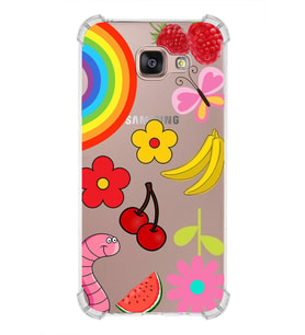 PrintiFy Samsung Galaxy A72 Uyumlu Water Color 5 Baskılı Şeffaf Köşe Korumalı Antişok Kılıf