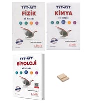 Limit TYT AYT Fizik Kimya ve Biyoloji El Kİtabı 3lü Set+ Telefon Standı