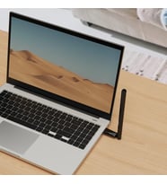 MA550H Uzun Menzilli Bluetooth 5.4 USB Adaptör Yüksek Çekim Güçlü Anten 7 Cihaza Kadar Bağlantı EDR & BLE Destekli Windows 11/10/8.1/7 Uyumlu PC Bluetooth Alıcı