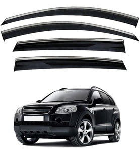 Chevrolet Captive Kromlu Cam Rüzgarlığı İthal 2007+ sonrası (Beyaz)