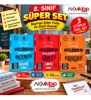 Ankara Yayıncılık 8.Sınıf Matematik Türkçe ve Paragraf Soru Bankası Seti 3 Kitap