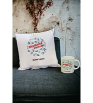 Bilgisayar Öğretmeni Kupa Bardak ve Yastık Set (Beyaz)
