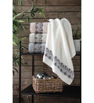 PUPİLLA JAKARLI PENYE HAVLU 50*90 PAVİYA (4 adet)