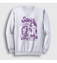 Presmono Unisex Beyaz Sour Müzik Olivia Rodrigo Sweatshirt 487737tt