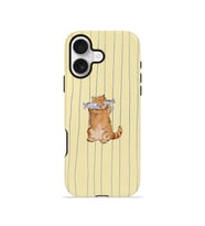 iPhone 17 Vorian Çift Katmanlı MagSafe Kılıf Flower Crown Dachshund