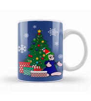 Lemmings Around The Christmas Tree Kupa Bardak Porselen