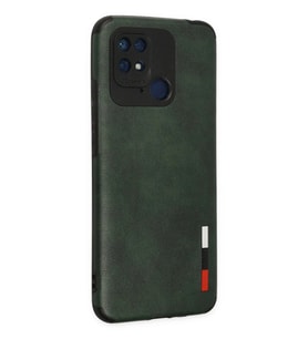 Durukar® Redmi 10C Kılıf Loop Deri Silikon - Yeşil