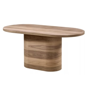 180 LİK CEVİZ UFO OVAL MASA