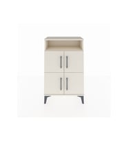 Arges Komodin Tek Raflı 4 Kapaklı 60x30x96 Aytaşı-Aytaşı