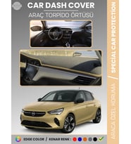 OPEL CORSA F (2019+) Torpido Örtüsü Ön Göğüs Koruma Torpido Koruma Birebir Uyum Kaymaz Özel Kesim