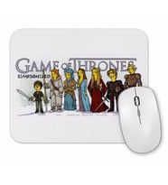 Game Of  Thrones Simpsonized Mouse Pad