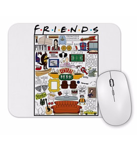 Friends Kolaj Mouse Pad