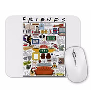 Friends Kolaj Mouse Pad