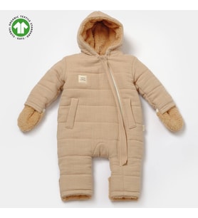 BabyCosy Organic Wear 7053OC Bebek Organic Müslin Welsoft Kayısı Kozmonot 