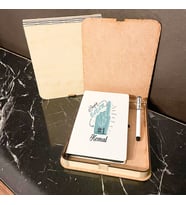 Benim Babam Bir Tane Ahşap Kutulu Defter Kalem Set