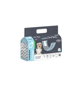 M-Pets Carbonlu Diapers Erkek Köpekler İçin Külot (S) 18Li 10173999