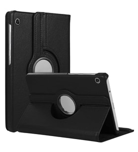 Microsonic Lenovo Tab M10 TB-X505F 10.1` Kılıf, (ZA4G0072TR) 360 Rotating Stand Deri Siyah