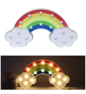 Led Işıklı Gökkuşağı Gece Lambası
