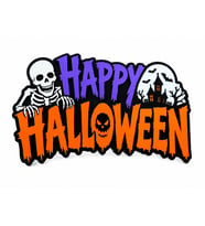 Happy Halloween Dekoratif Masa ve Duvar Süsü Cadılar Bayramı Parti Dekoru