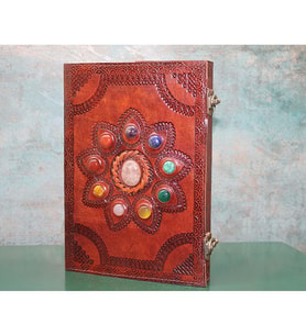Taşlı Deri Defter
