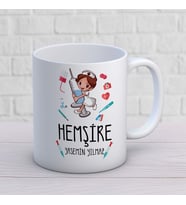 KİŞİYE ÖZEL HEMŞİRE MESLEK KUPA BARDAK