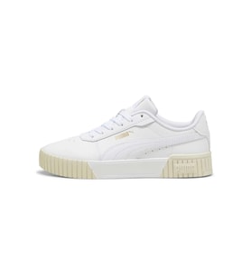Puma 385849-28 Carina 2.0 Sneaker Unisex Spor Ayakkabı Beyaz (Beyaz-Altın)
