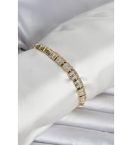 Xuping Zirkon Taşlı Gold Renk Kadın Bileklik - TJ-BB8434