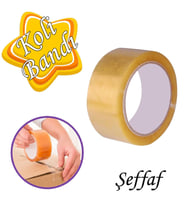 Koli Bandı 45 Mm X 100 Mt Şeffaf Güçlü Yapışkanlı Kopmayan Bant