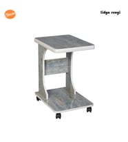 TEKERLEKLİ C YAN SEHPA % 100 MDF KOLTUK YANI SEHPA