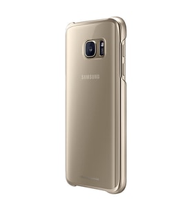 Galaxy S7 ile Uyumlu Clear Back Cover Kılıf Altın EF-QG930CFEGWW