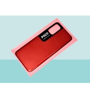 Xiaomi POCO M3 PRO Uyumlu Arka Kapak Batarya Kapağı - KIRMIZI