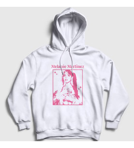 Presmono Unisex Beyaz K 12 Poster Melanie Martinez Kapüşonlu Sweatshirt 469917tt