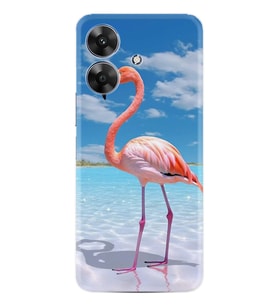 Note 60 Kılıf Boutique Baskılı Resimli Okaynus ve Flamingo Pcode -093