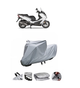 Kymco Downtown 125i  Gri Motosiklet Brandası ARKA ÇANTA UYUMLU DEĞİLDİR