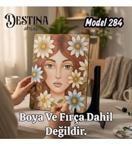 Destina Ahşap Mandala Boyama Seti- Ahşap Boyama- Ekonomik Seri- Eko Model 284