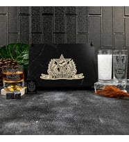 Yıldız Figürlü Kişiye Özel Rakı, Çakmak ve Taşlı Viski Kadehi Seti