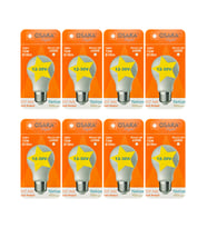 (8 Adet) Osaka 12VOLT 10W (75W) Beyaz Işık (6500K) E27 Duylu (Kalın Duy) Led Ampul