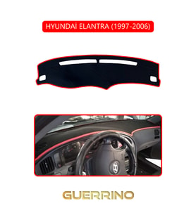 HYUNDAİ ELANTRA 1997-2006TORPİDO KORUMA HALISI KIRMIZI KENAR