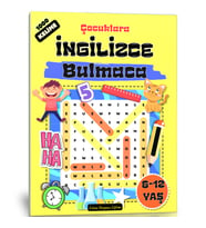 Çocuklara İngilizce Kelime Öğreten Bulmaca Kitabı